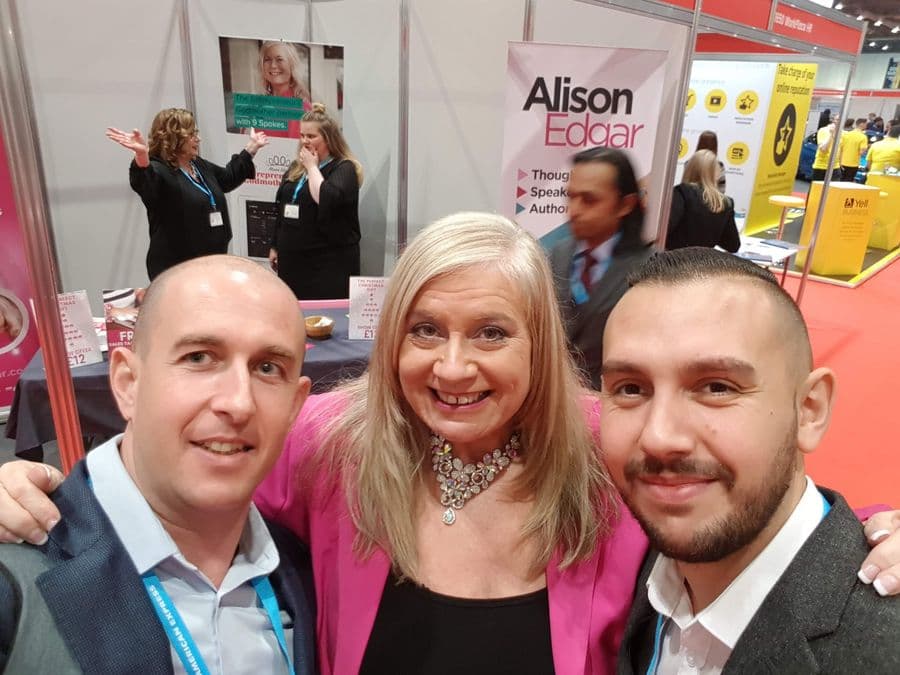 Tal Paperin at an international sales conference